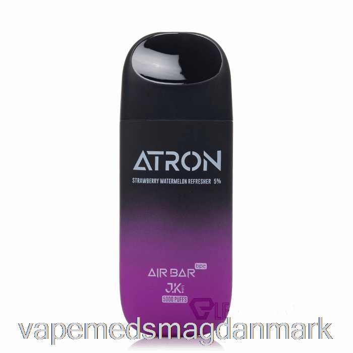 Vape Uden Nikotin Air Bar Atron 5000 Engangs Jordbær Vandmelon Refresher